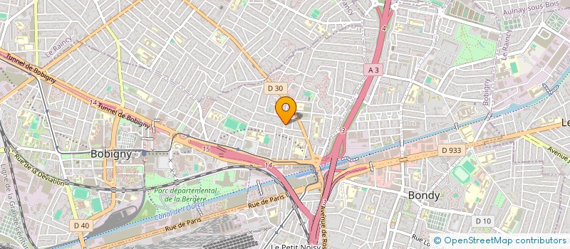 localisation de l'entreprise MONSIEUR KAMEL BEZIOUNE à BOBIGNY