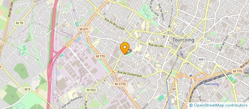 localisation de l'entreprise MONSIEUR KAMEL BHAR  TOURCOING