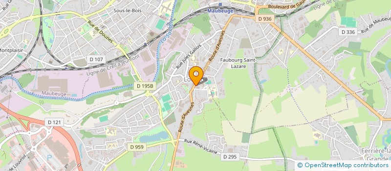 localisation de l'entreprise MONSIEUR KAMEL BOUAITA  LOUVROIL