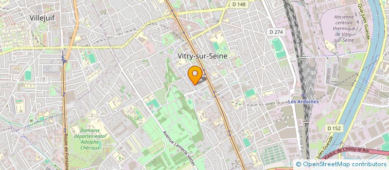 localisation de l'entreprise MONSIEUR KAMEL BOUALIA à VITRY-SUR-SEINE
