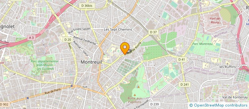 localisation de l'entreprise MONSIEUR KAMEL BOUANANI à MONTREUIL