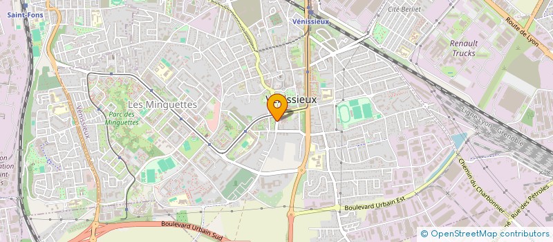 localisation de l'entreprise MONSIEUR KAMEL BOUAOUADJA  VENISSIEUX