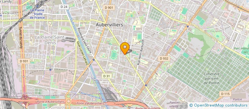 localisation de l'entreprise MONSIEUR KAMEL BOUCENNA à AUBERVILLIERS