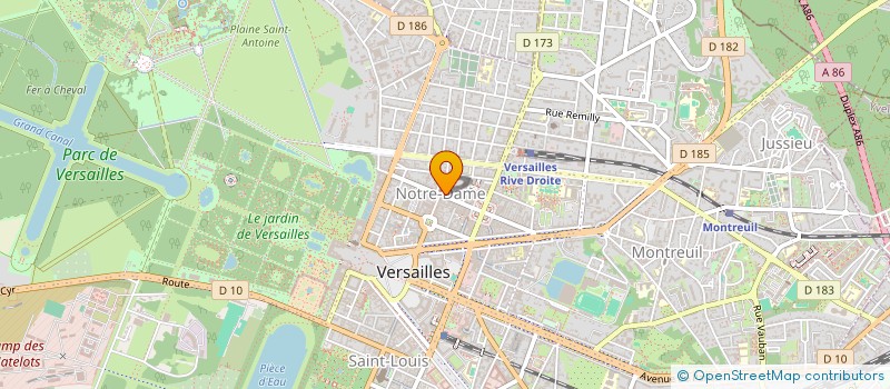 localisation de l'entreprise MONSIEUR KAMEL BOUCHENTOUF à VERSAILLES