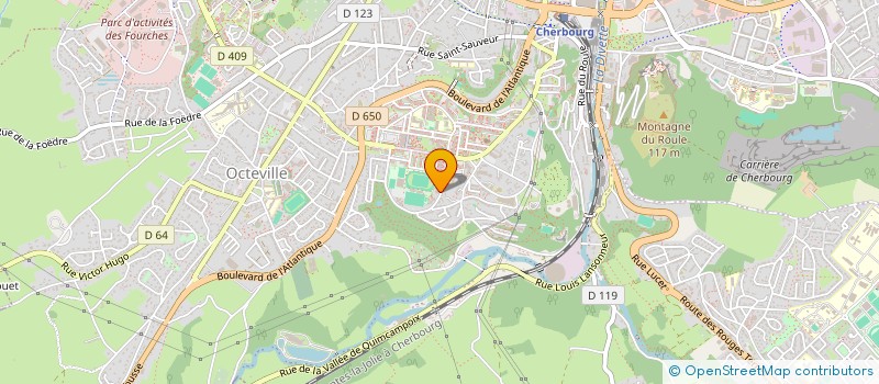 localisation de l'entreprise MONSIEUR KAMEL BOUCHIBA  CHERBOURG-EN-COTENTIN