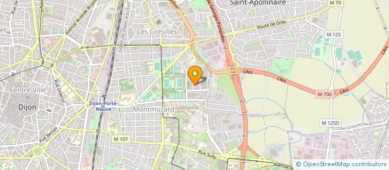 localisation de l'entreprise MONSIEUR KAMEL BOUDIAF à DIJON