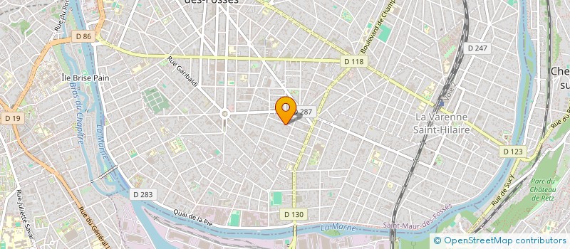 localisation de l'entreprise MONSIEUR KAMEL BOUDJEMA à SAINT-MAUR-DES-FOSSES