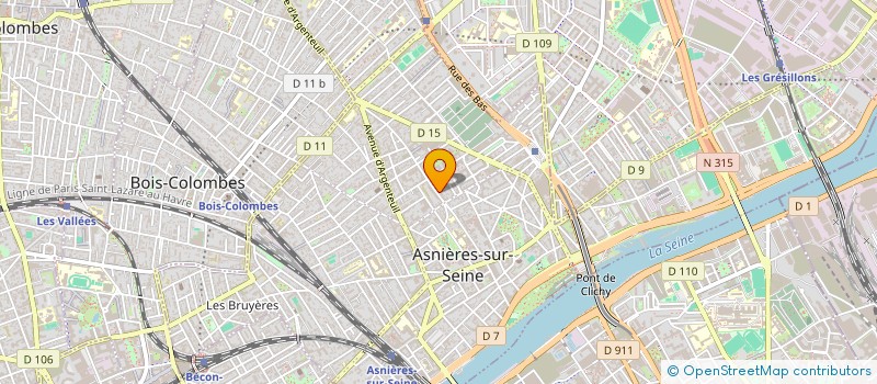 localisation de l'entreprise MONSIEUR KAMEL BOUIBED  ASNIERES-SUR-SEINE