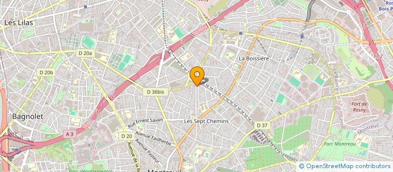 localisation de l'entreprise MONSIEUR KAMEL BOUKHRISS à MONTREUIL