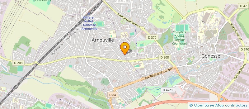 localisation de l'entreprise MONSIEUR KAMEL BOULAHIA à GONESSE