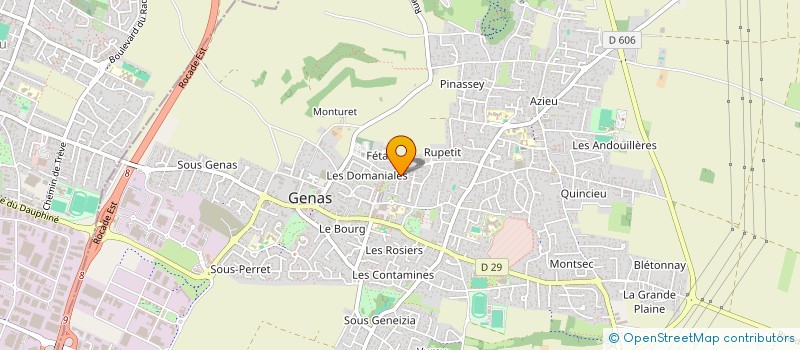 localisation de l'entreprise MONSIEUR KAMEL BOURTAL  GENAS