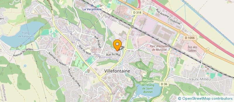 localisation de l'entreprise MONSIEUR KAMEL BOUSSELAMA  VILLEFONTAINE