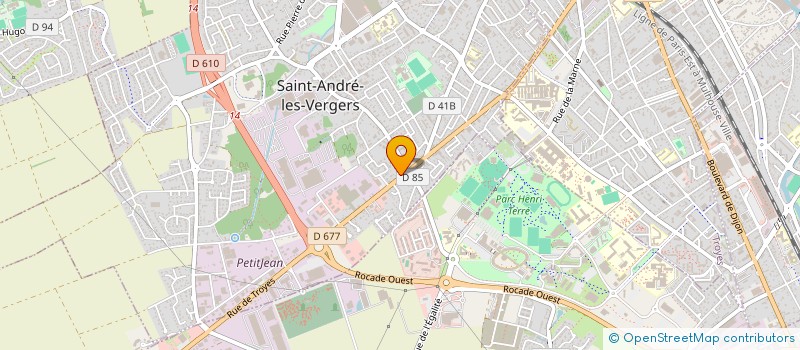 localisation de l'entreprise MONSIEUR KAMEL BOUZAIENE  SAINT-ANDRE-LES-VERGERS