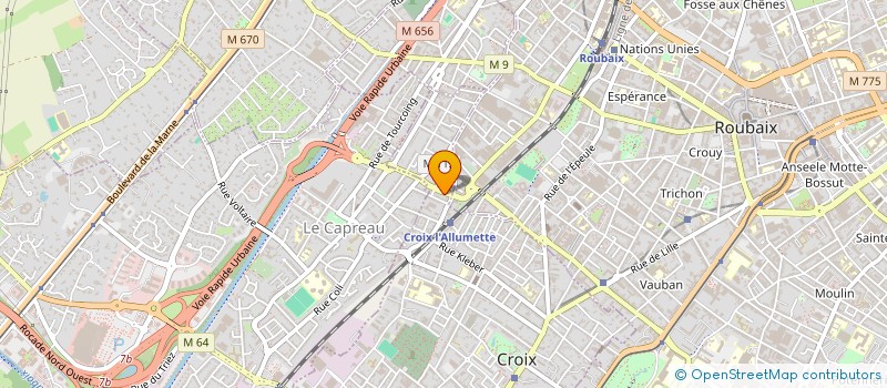 localisation de l'entreprise MONSIEUR KAMEL BOUZELIFA à CROIX