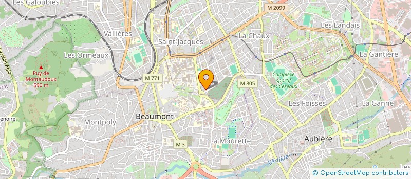 localisation de l'entreprise MONSIEUR KAMEL BOUZOUAR  CLERMONT FERRAND