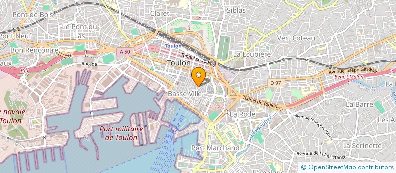 localisation de l'entreprise MONSIEUR KAMEL BRAHIM  TOULON