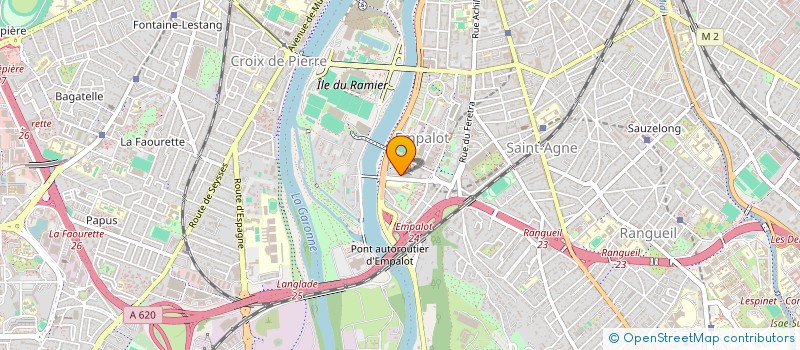 localisation de l'entreprise MONSIEUR KAMEL BRAHIM  TOULOUSE