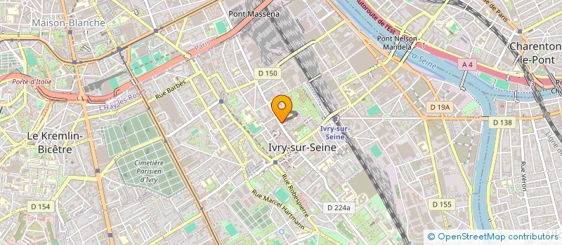 localisation de l'entreprise MONSIEUR KAMEL CHAOUAT  IVRY-SUR-SEINE