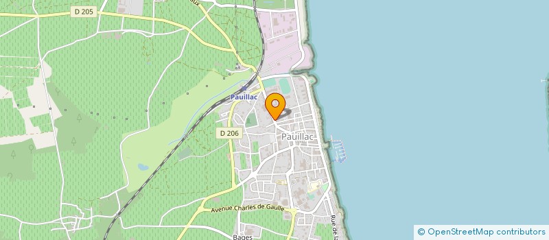 localisation de l'entreprise MONSIEUR KAMEL CHAYKHE  PAUILLAC