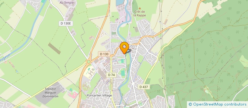 localisation de l'entreprise MONSIEUR KAMEL CHEKHAB  DOUBS