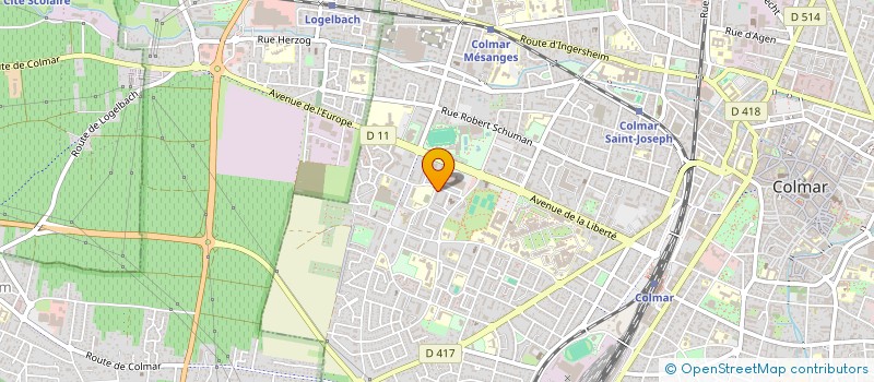 localisation de l'entreprise MONSIEUR KAMEL CHENOUKI  COLMAR