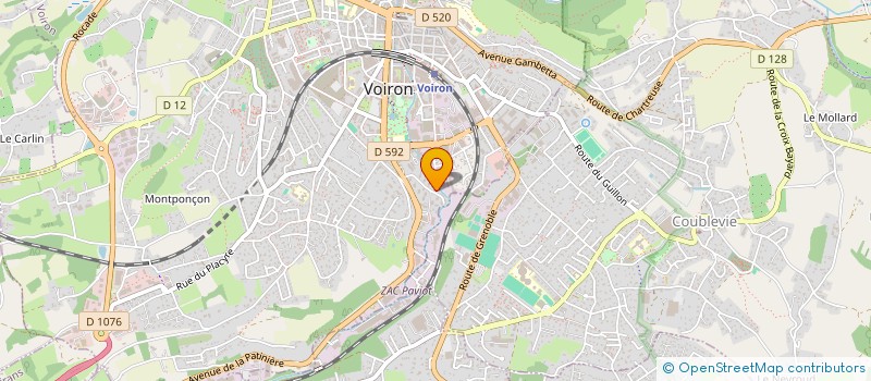 localisation de l'entreprise MONSIEUR KAMEL CHERIFI  VOIRON