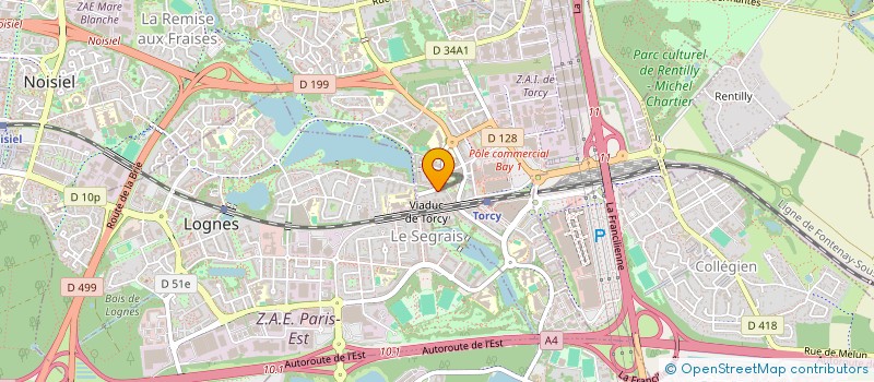 localisation de l'entreprise MONSIEUR KAMEL CHNINI  LA QUEUE-EN-BRIE