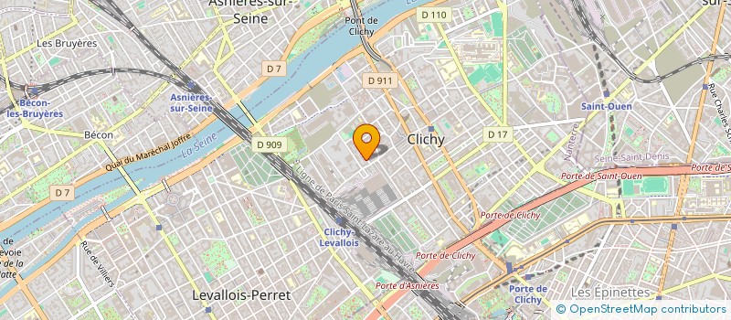 localisation de l'entreprise MONSIEUR KAMEL DAHLAB à CLICHY