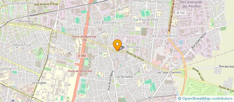 localisation de l'entreprise MONSIEUR KAMEL DAHMANI  VILLEURBANNE