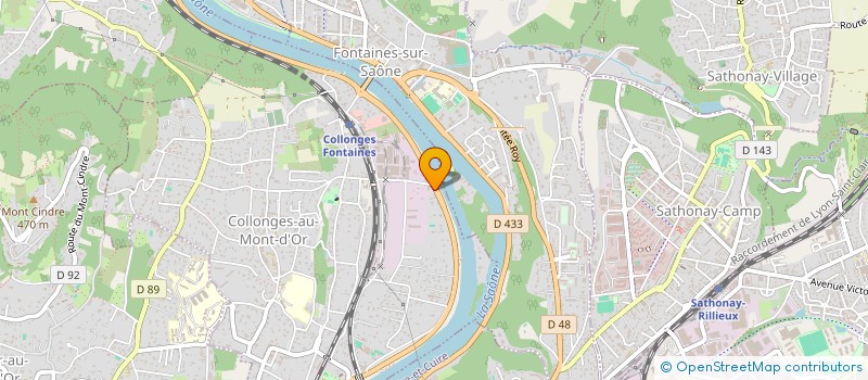 localisation de l'entreprise MONSIEUR KAMEL DAHMANI  COLLONGES-AU-MONT-D'OR