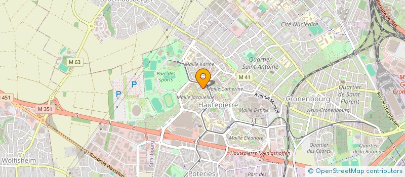localisation de l'entreprise MONSIEUR KAMEL DALI à STRASBOURG