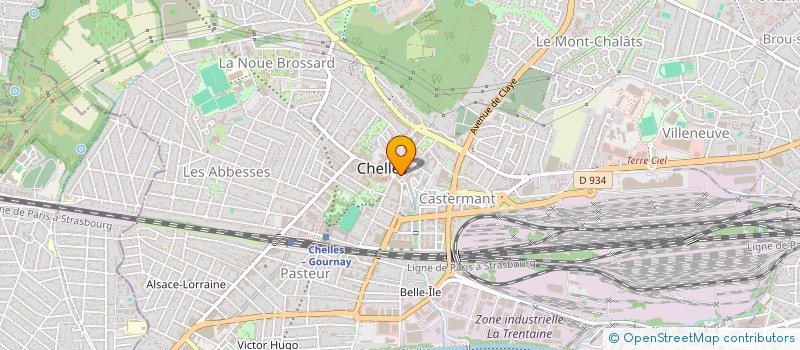 localisation de l'entreprise MONSIEUR KAMEL DELLA  CHELLES