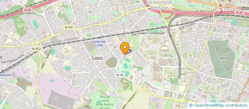 localisation de l'entreprise MONSIEUR KAMEL DELLAL  LOOS