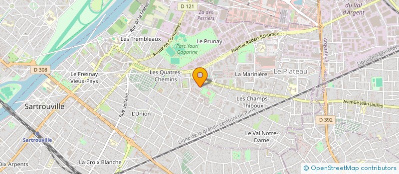 localisation de l'entreprise MONSIEUR KAMEL DELLICI  SARTROUVILLE