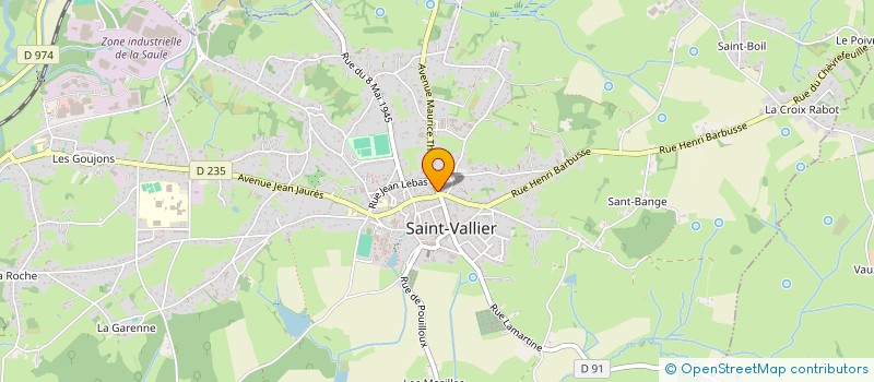 localisation de l'entreprise MONSIEUR KAMEL DENIDENI  SAINT-VALLIER