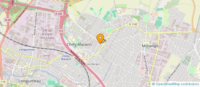 localisation de l'entreprise MONSIEUR KAMEL DHIFALLAH à CHILLY-MAZARIN