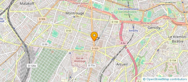 localisation de l'entreprise MONSIEUR KAMEL-DINE BOUAFIA  MONTROUGE