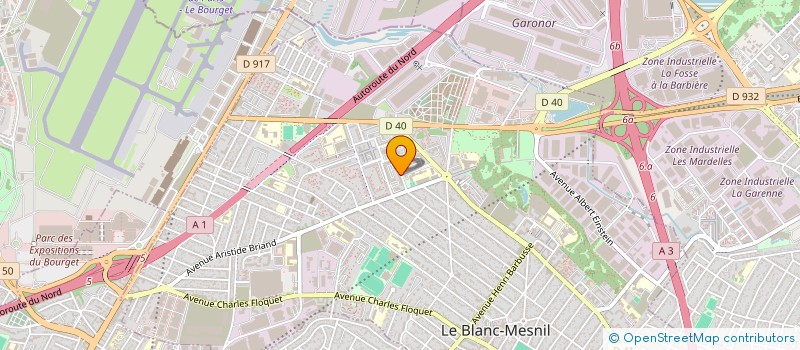 localisation de l'entreprise MONSIEUR KAMEL DJEDAOUN à LE BLANC-MESNIL