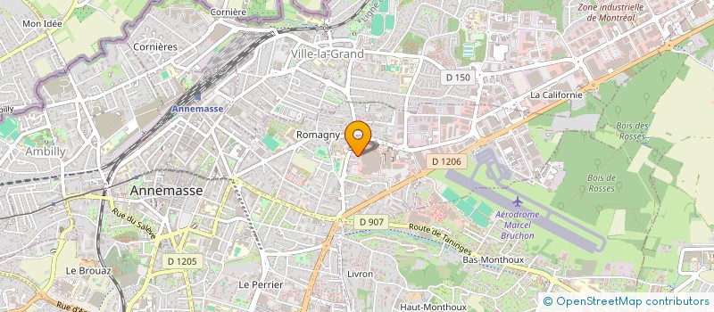 localisation de l'entreprise MONSIEUR KAMEL DJEFFAL  ANNEMASSE