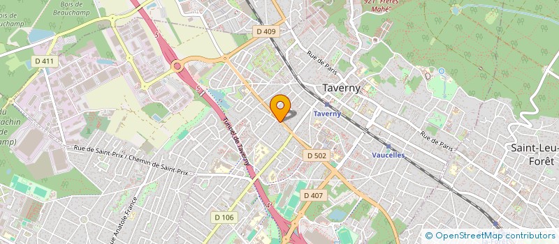 localisation de l'entreprise MONSIEUR KAMEL DJILLALI  TAVERNY