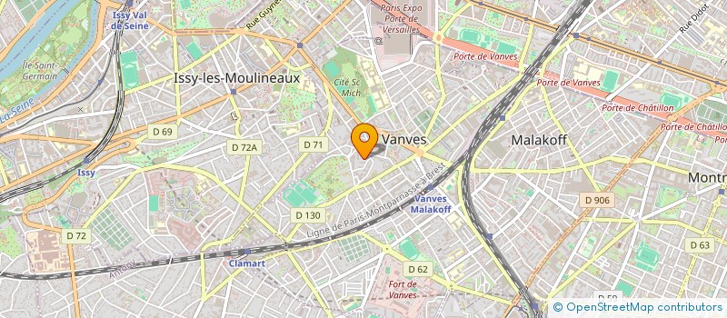 localisation de l'entreprise MONSIEUR KAMEL DJOUADI  VANVES