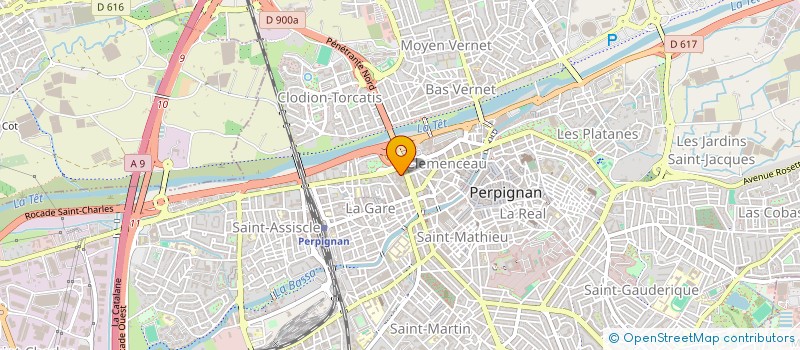 localisation de l'entreprise MONSIEUR KAMEL DJOUDI  PERPIGNAN