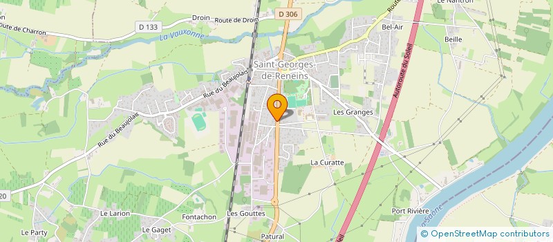 localisation de l'entreprise MONSIEUR KAMEL DOURA  SAINT-GEORGES-DE-RENEINS