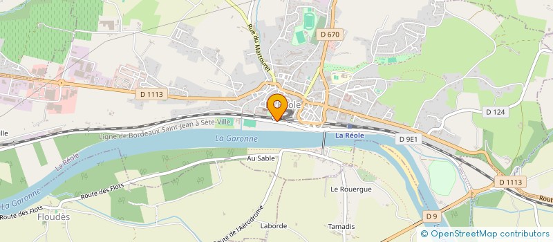 localisation de l'entreprise MONSIEUR KAMEL EL MADANI  LA REOLE