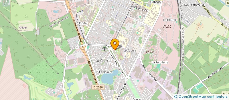 localisation de l'entreprise MONSIEUR KAMEL EL MARTILI à ORLEANS