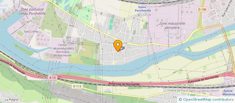 localisation de l'entreprise MONSIEUR KAMEL ELARBI REZIG  PORCHEVILLE