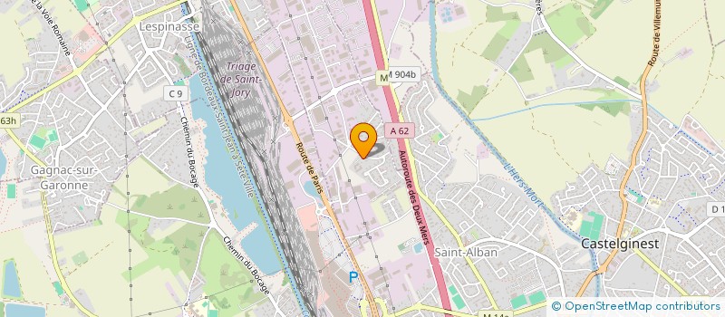 localisation de l'entreprise MONSIEUR KAMEL FERKOUS CHAOUCH  SAINT-ALBAN