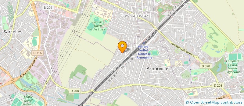 localisation de l'entreprise MONSIEUR KAMEL FOUENI  ARNOUVILLE