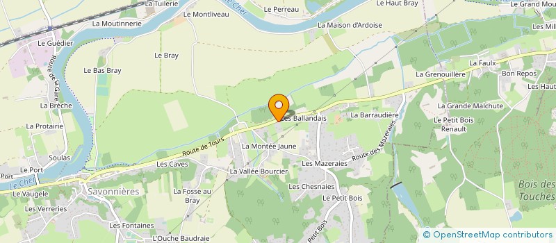 localisation de l'entreprise MONSIEUR KAMEL FRIHA  TOURS