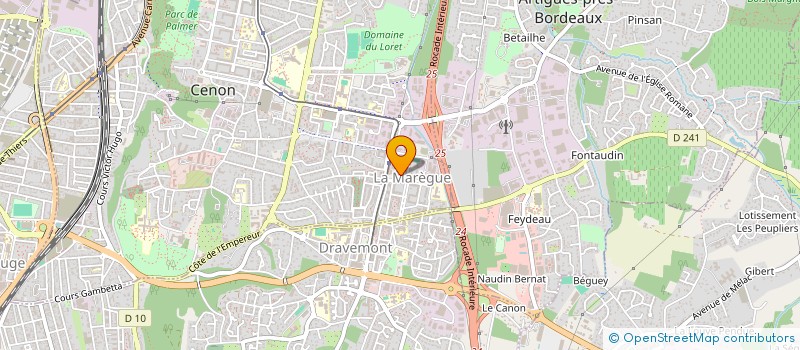 localisation de l'entreprise MONSIEUR KAMEL GHABTE  CENON